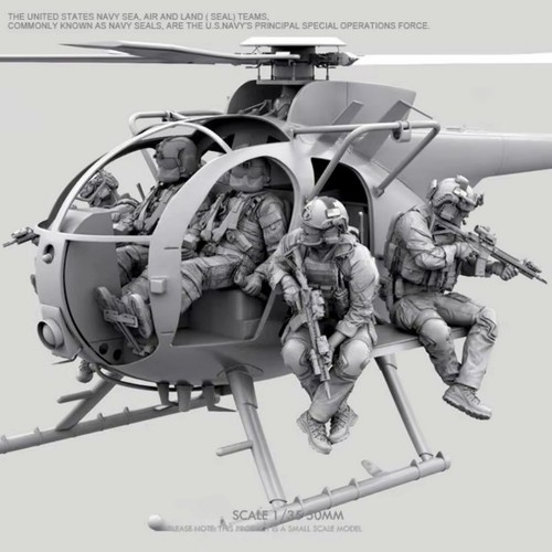 Resin helicopter crew set - 1:35,